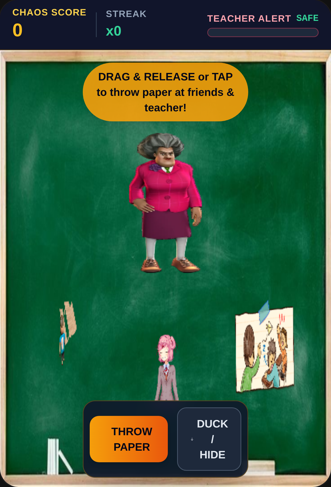 Classroom Chaos: Paper Throw cover