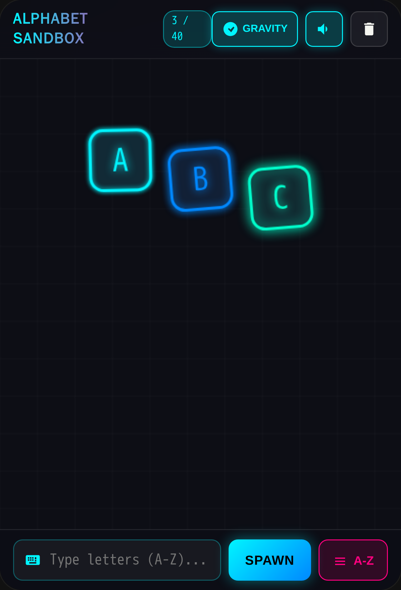 Alphabet Sandbox V1.0.1 cover