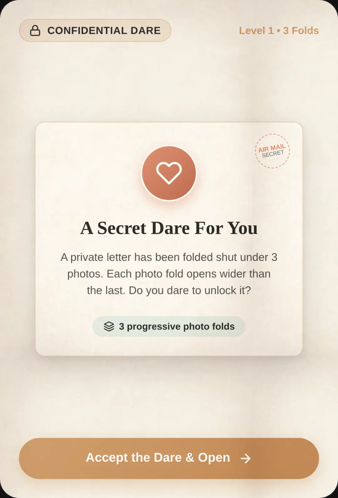 Secret Dare Letter cover