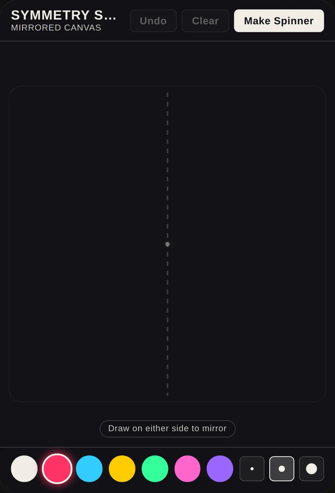 Symmetry Spinner cover