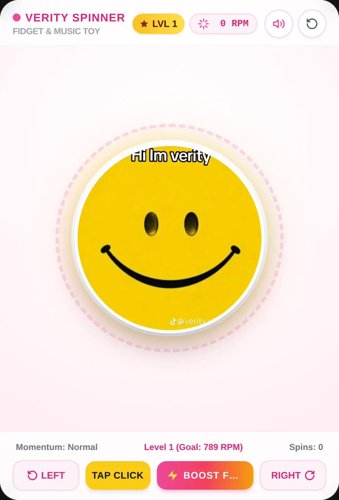 Verity Spinner cover
