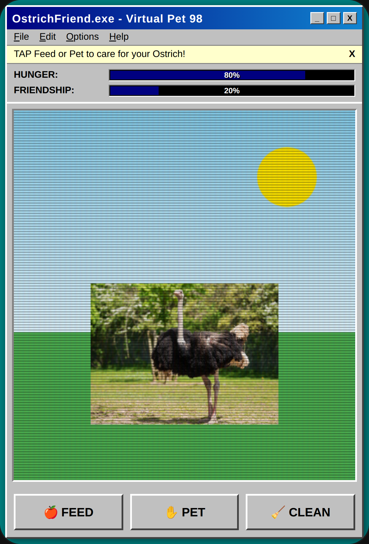 Ostrich Friend (horror) ostrich cover