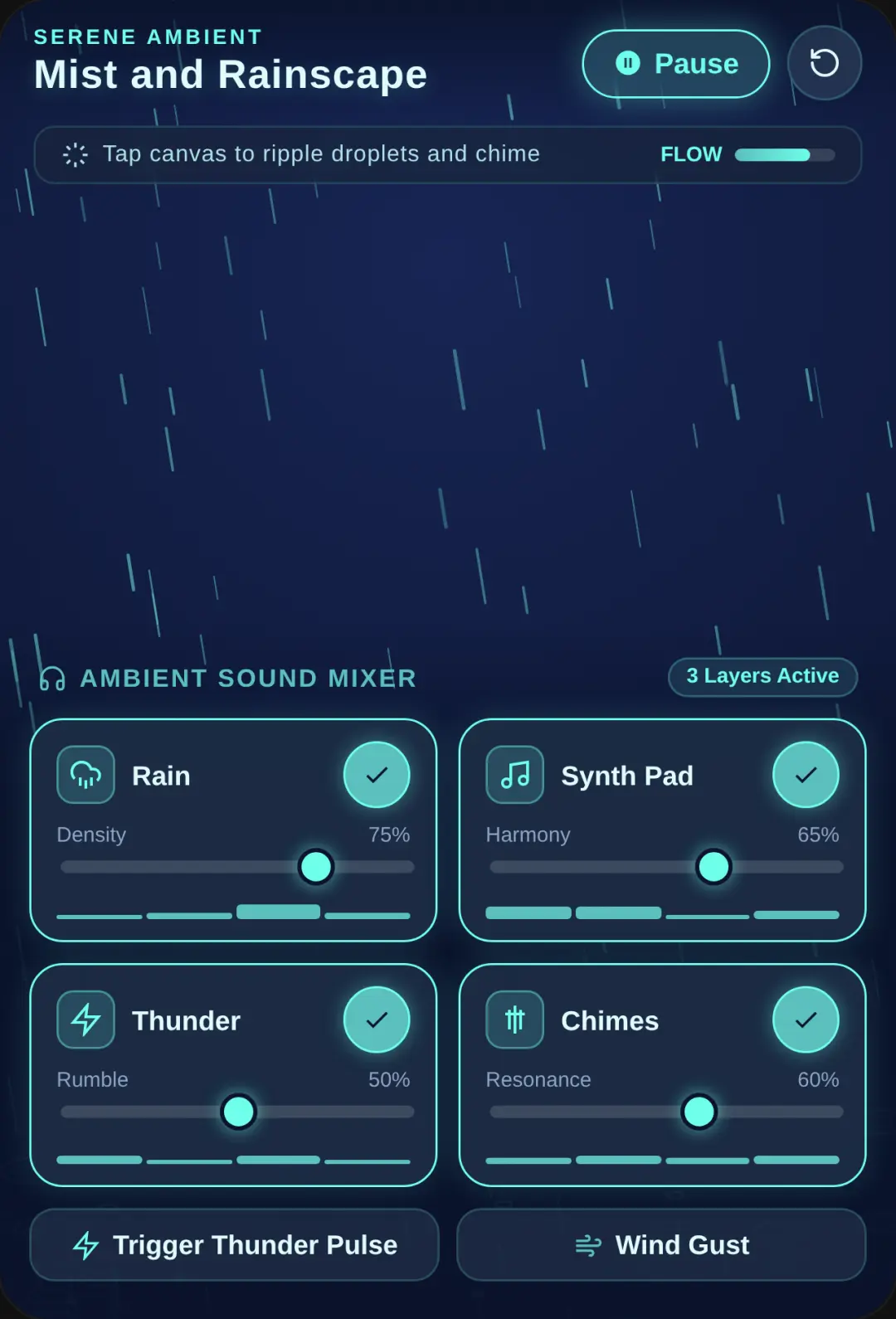 Serene Rain - Ambient Soundscape cover