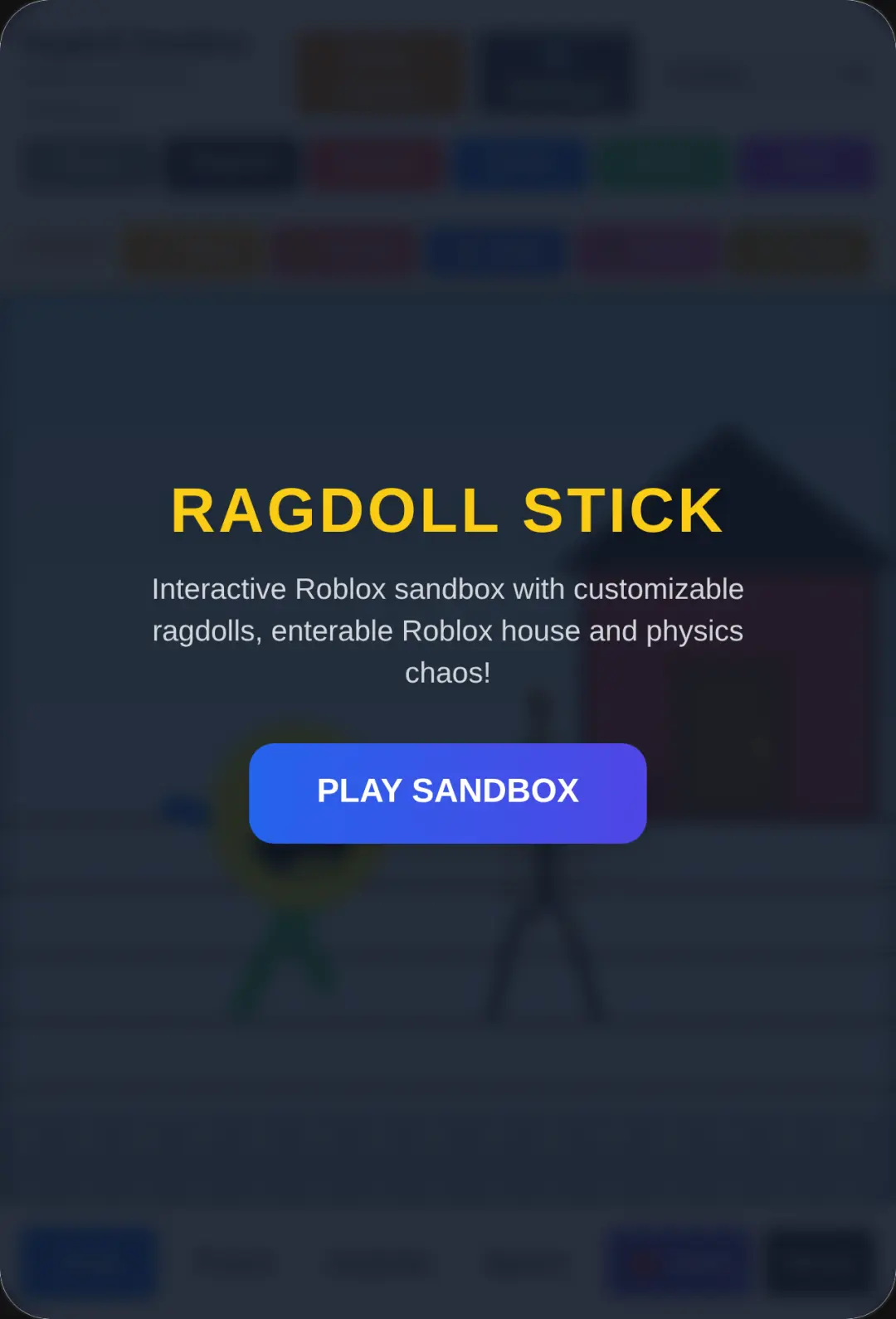 Ragdoll Sandbox cover