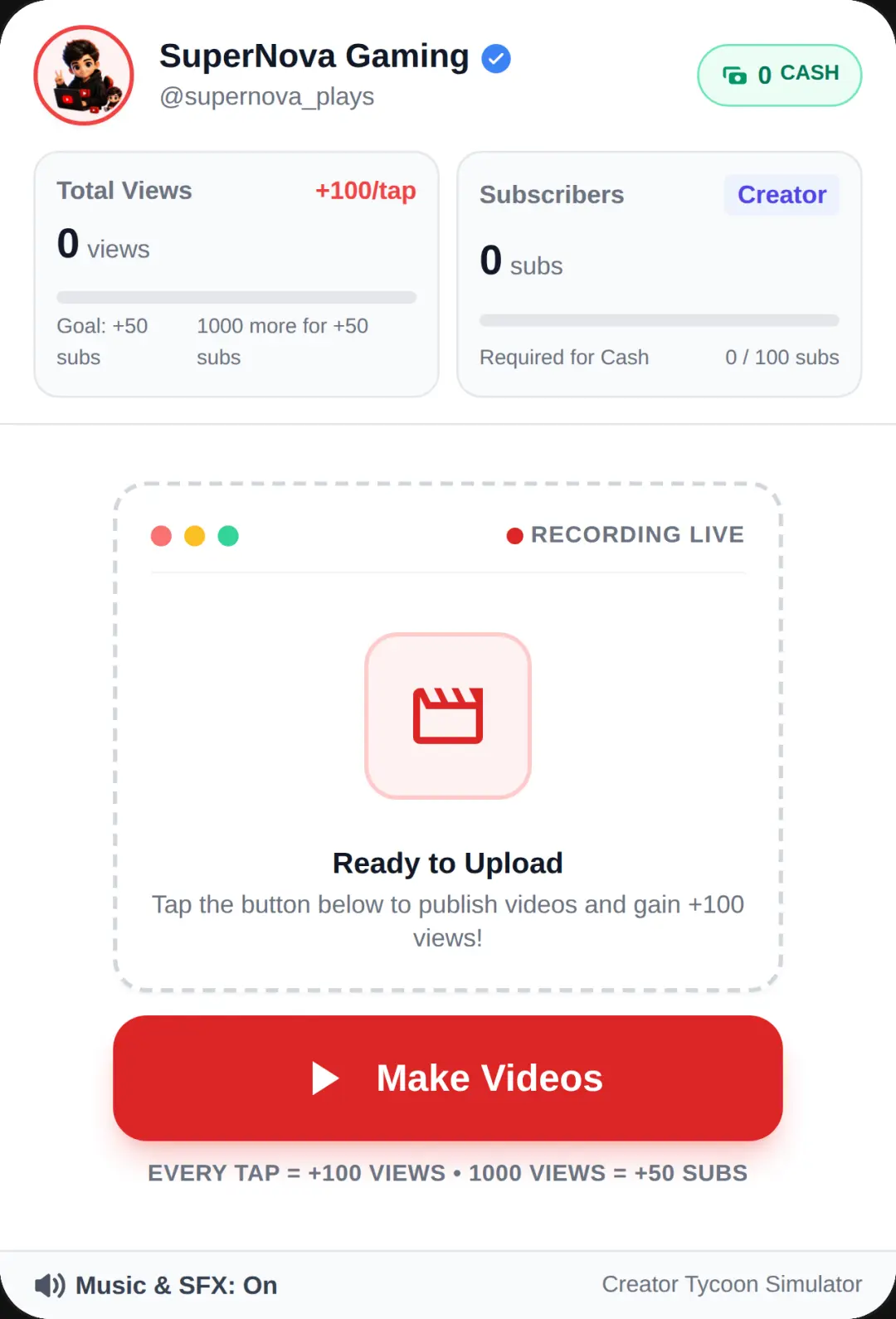 Creator Tycoon - Make Videos cover