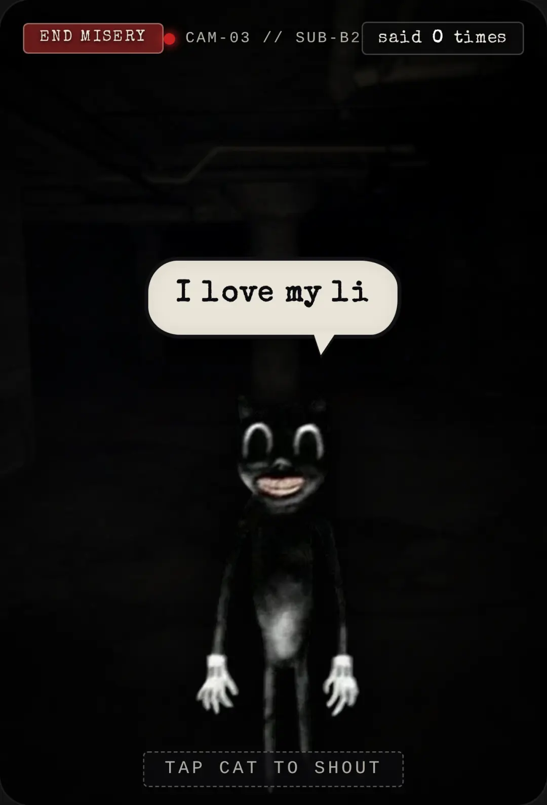 Cartoon Cat: I Love My Life cover