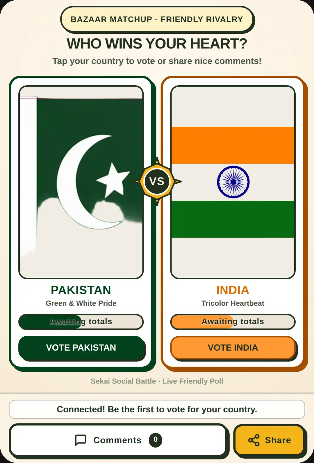 Pakistan vs India — Who Wins Your Heart? cover