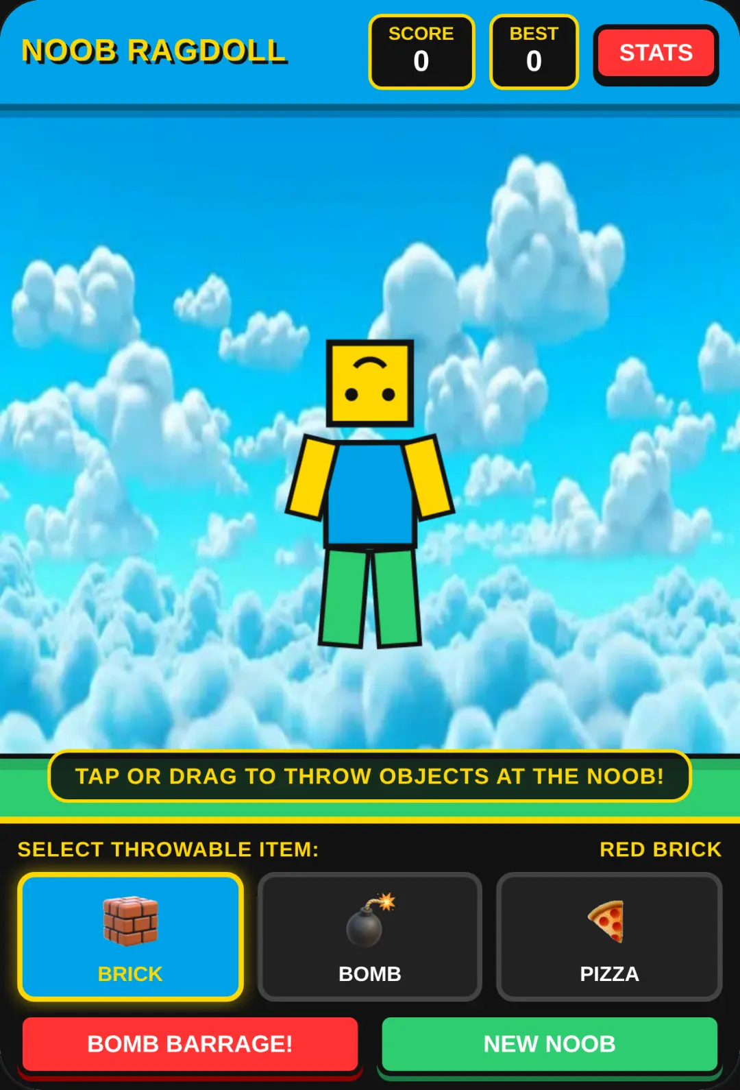 Roblox Noob Ragdoll Mayhem cover