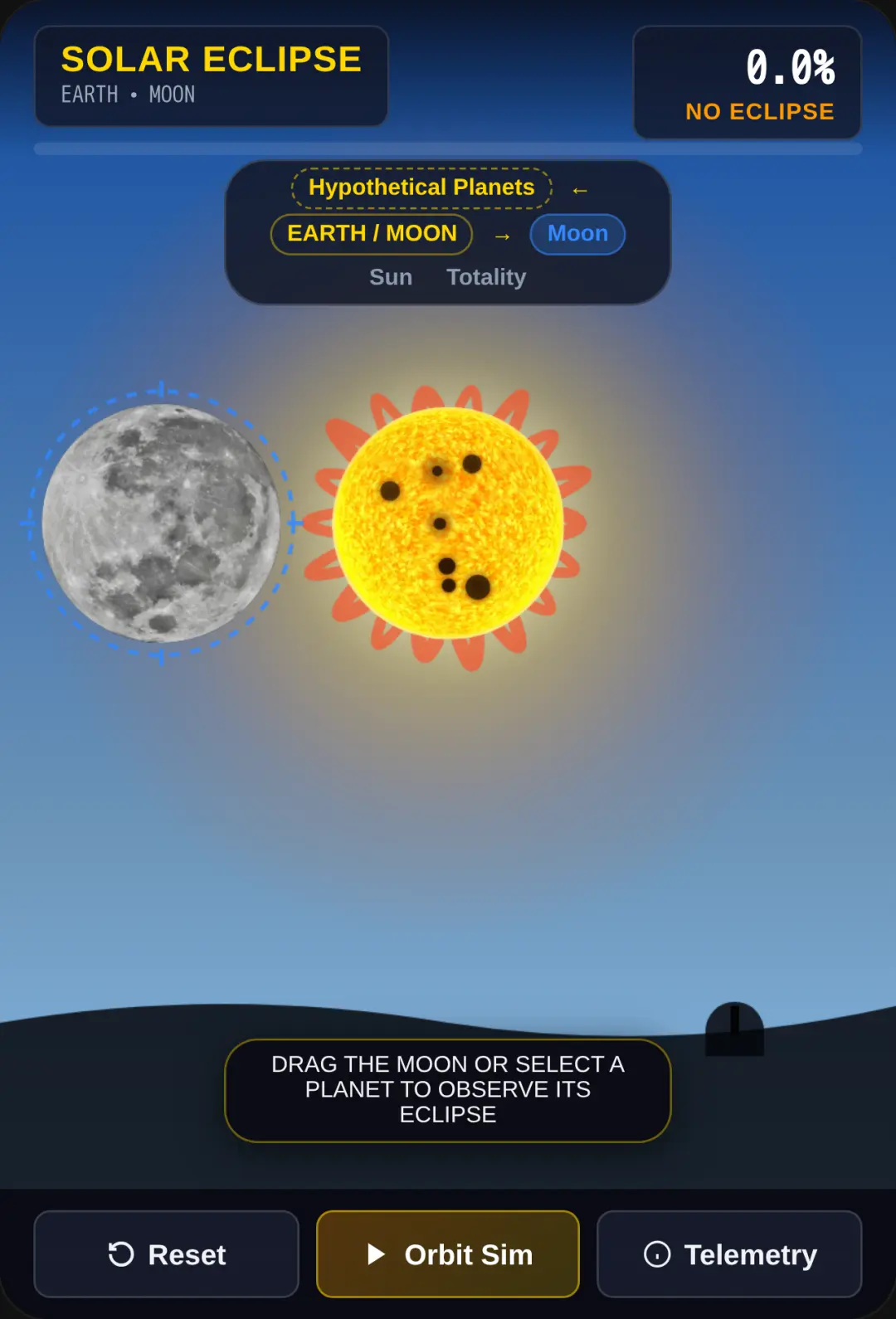 Solar Eclipse Simulator cover