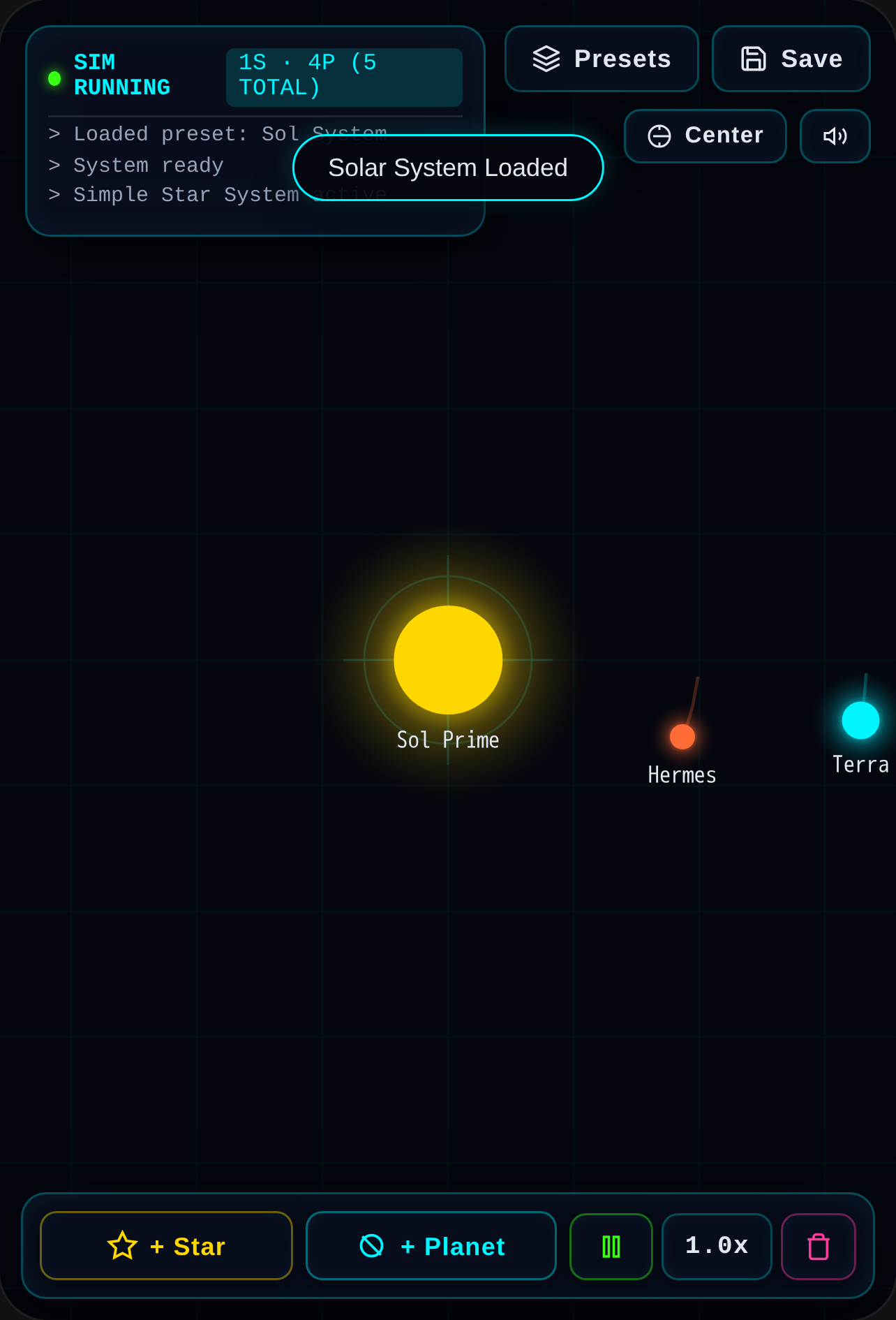 Stellar Sandbox - Solar System Builder cover
