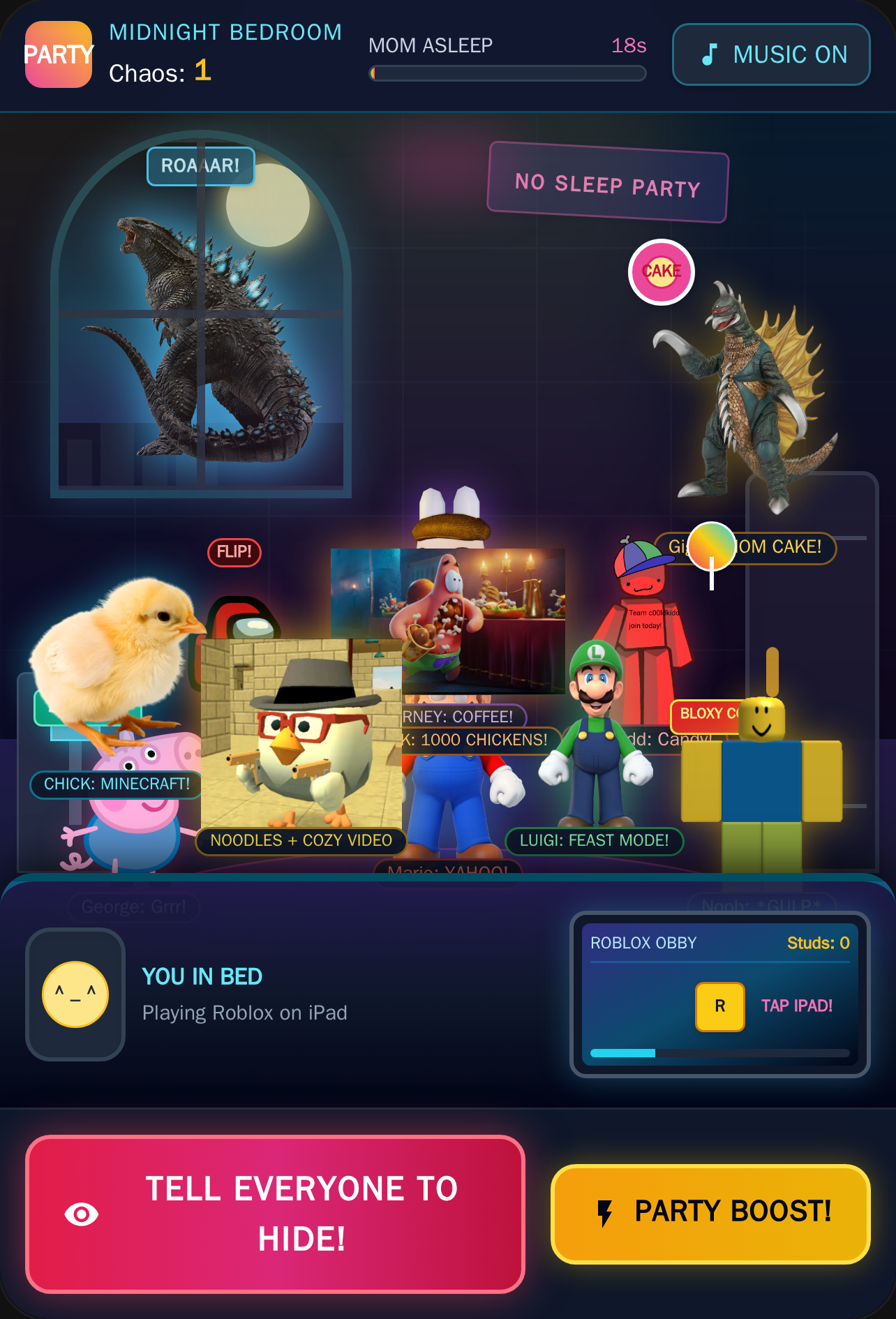 Midnight Bedroom Party- new update! cover