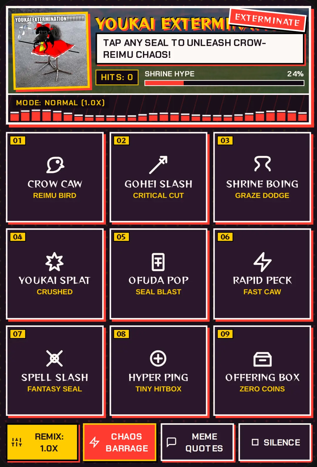 YOUKAI EXTERMINATION! Meme Soundboard cover