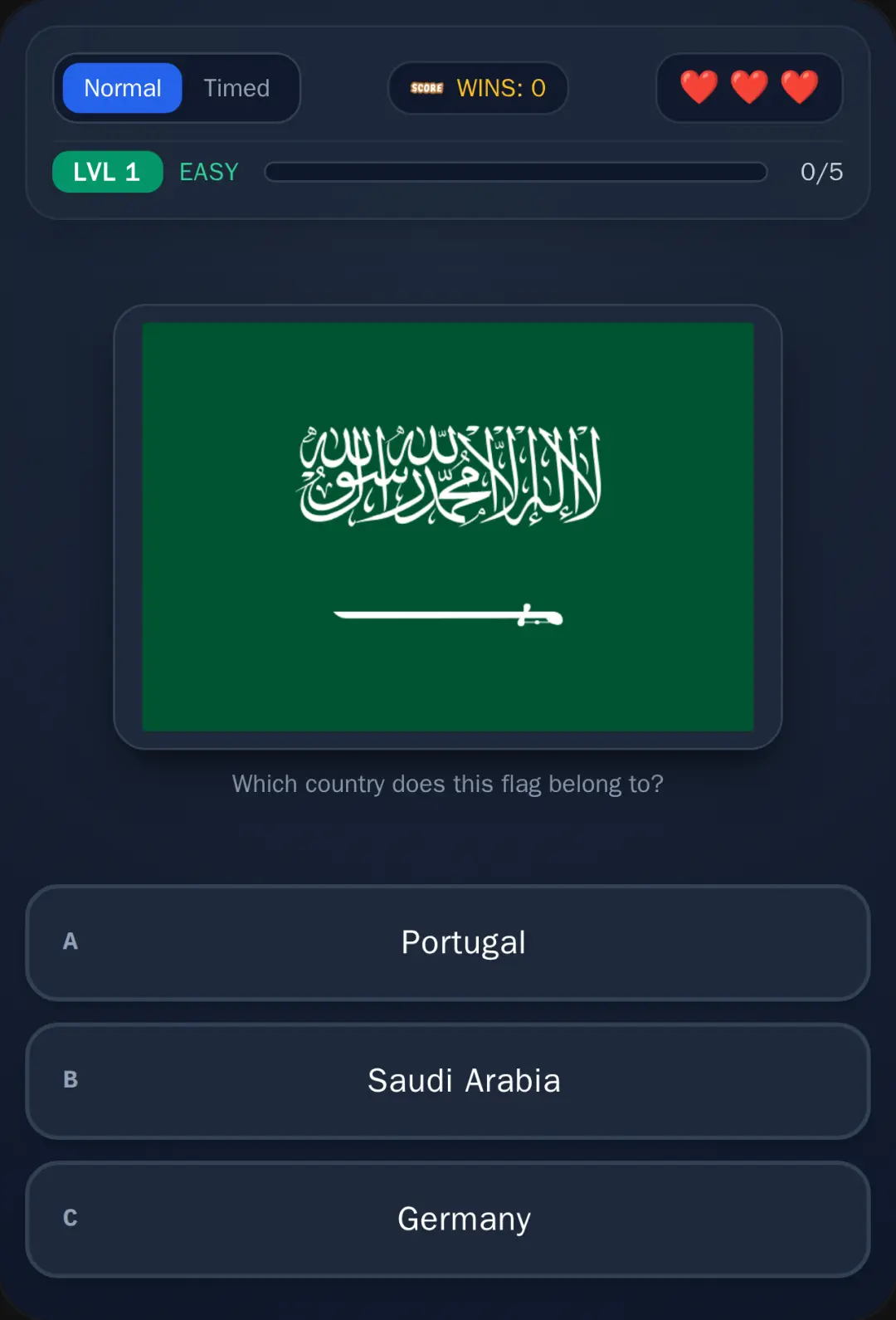 Flag Guessing Quiz cover