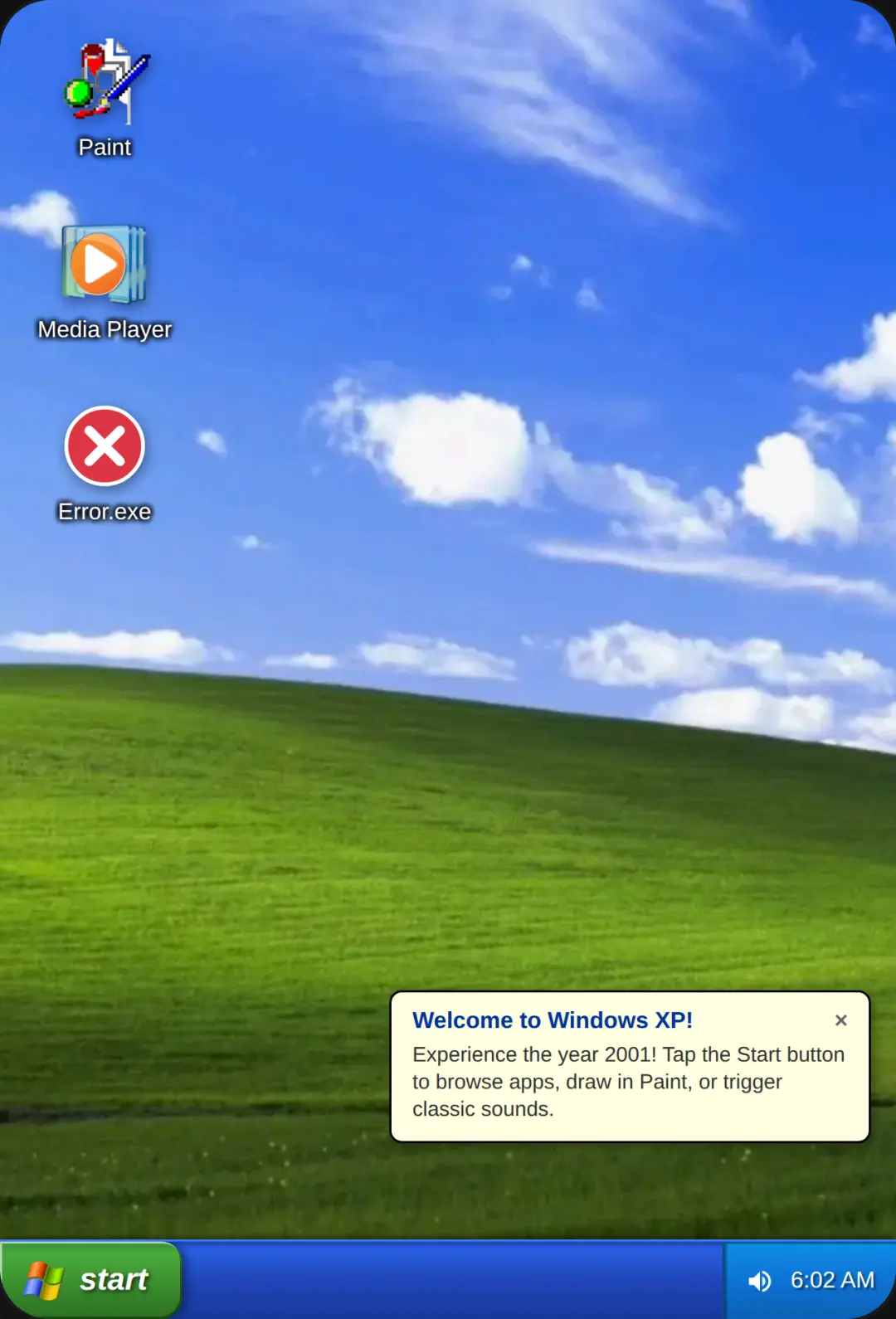 Windows XP 2001 Desktop cover