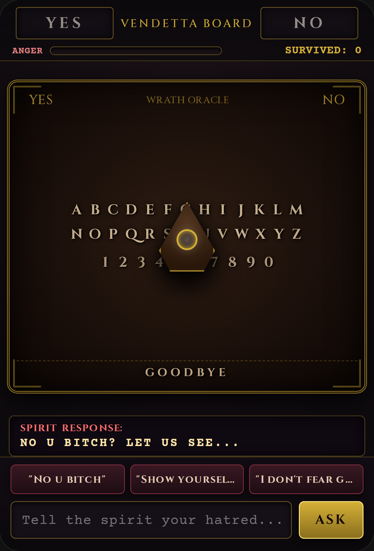 The Spirit Board cover
