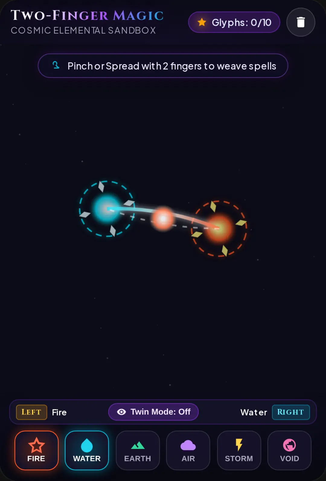Two-Finger Magic - Cosmic Elemental Sandbox cover