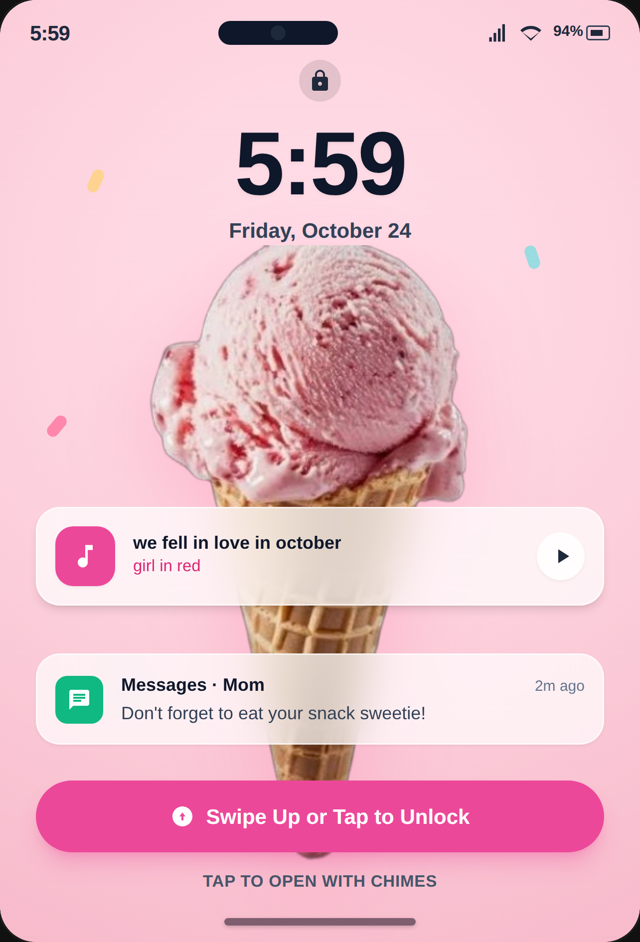 Strawberry Phone OS cover