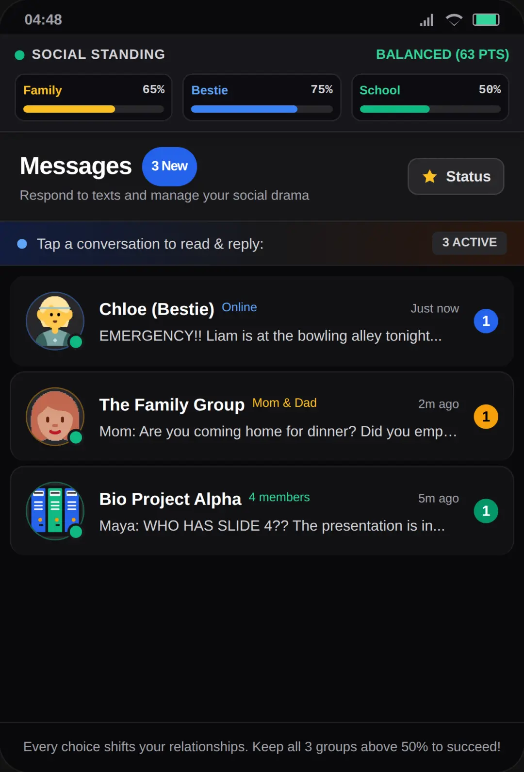 Social Sim - Chat Game cover