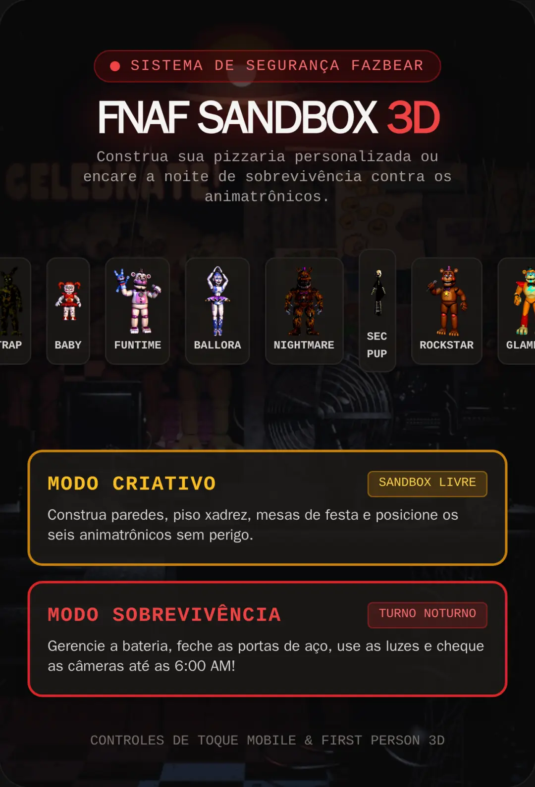 Fnaf sandbox cover