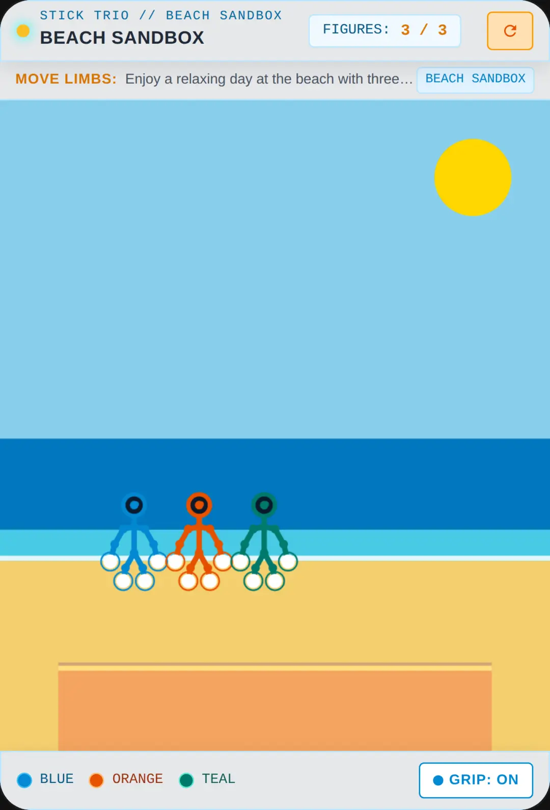 Stick Trio: Beach Sandbox cover