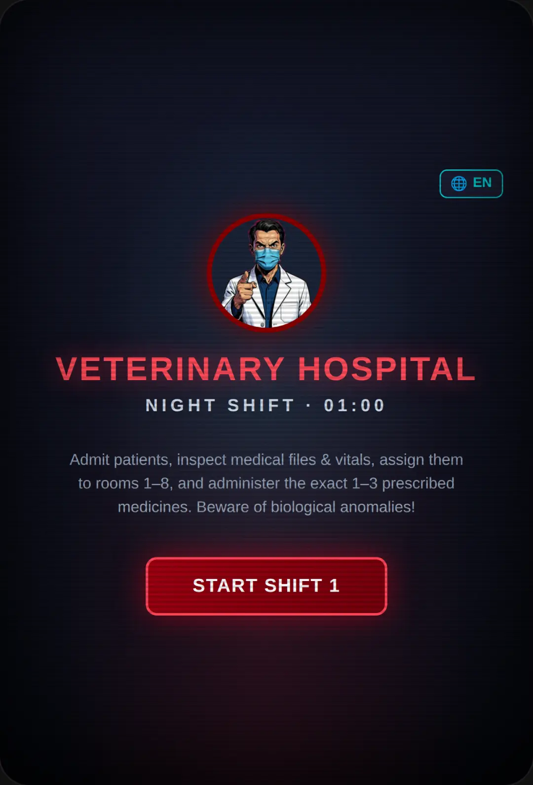 Veterinary Hospital Night Shift: Horror Clinic cover