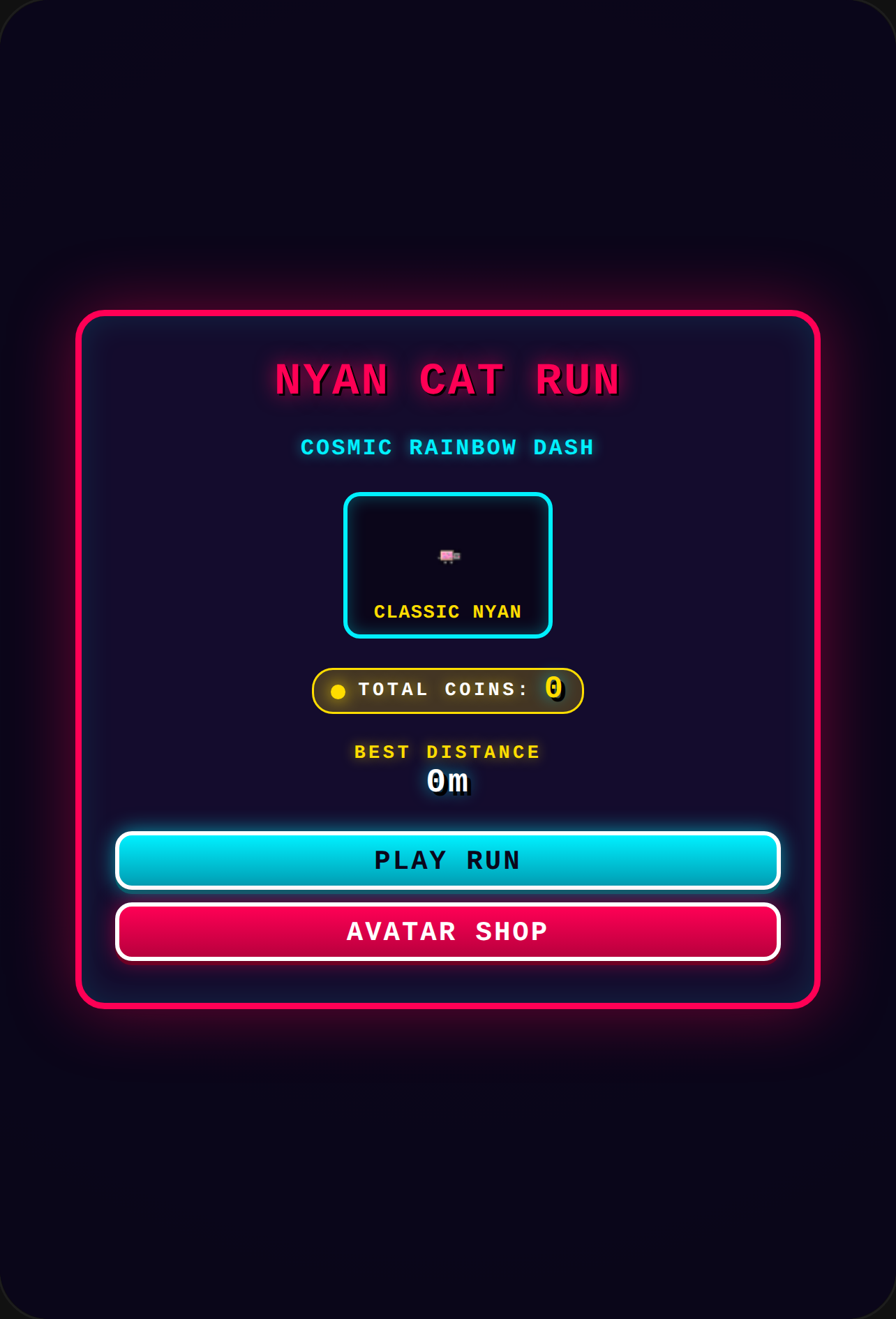 Nyan Cat Cosmic Run cover