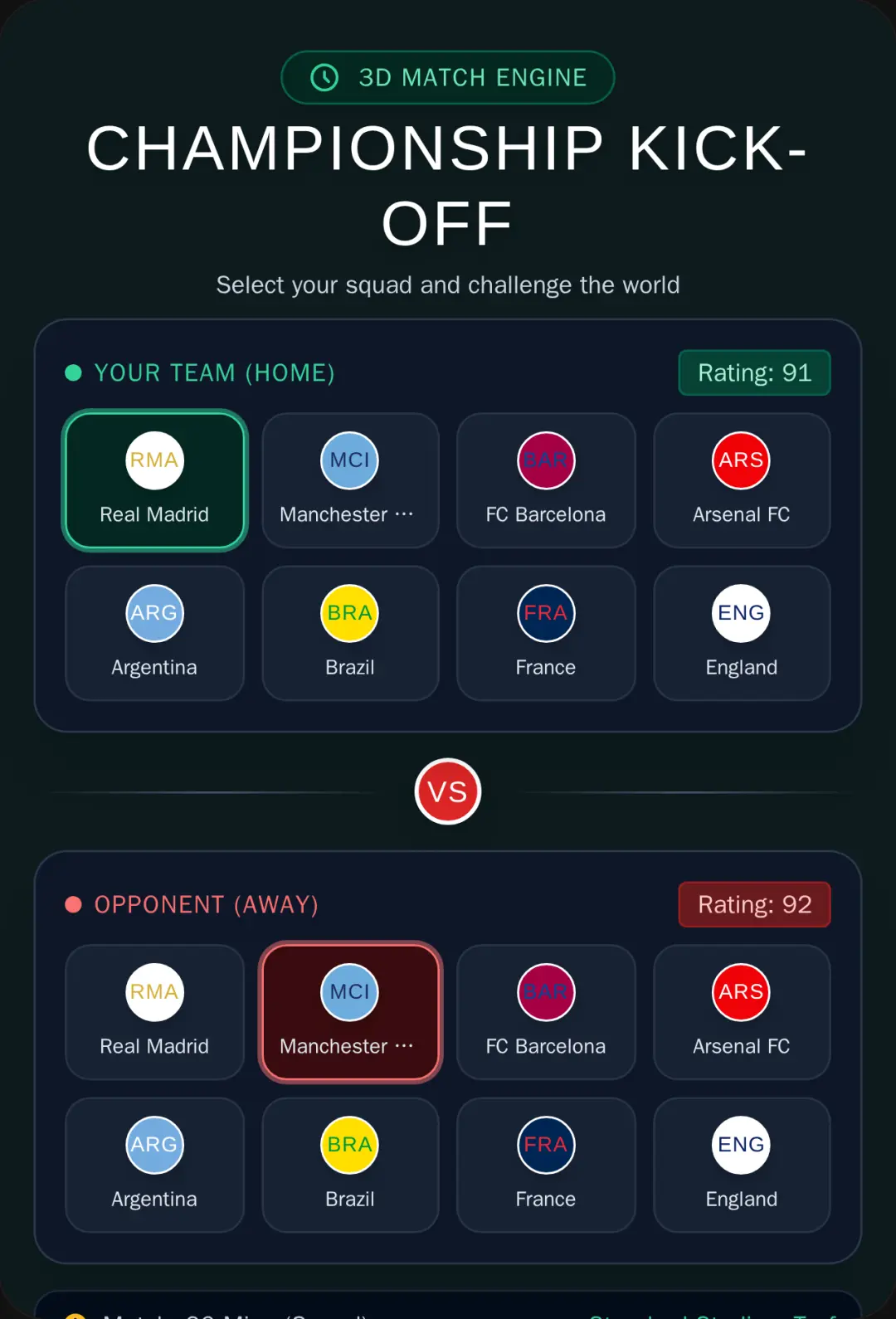 3D Football Championship cover
