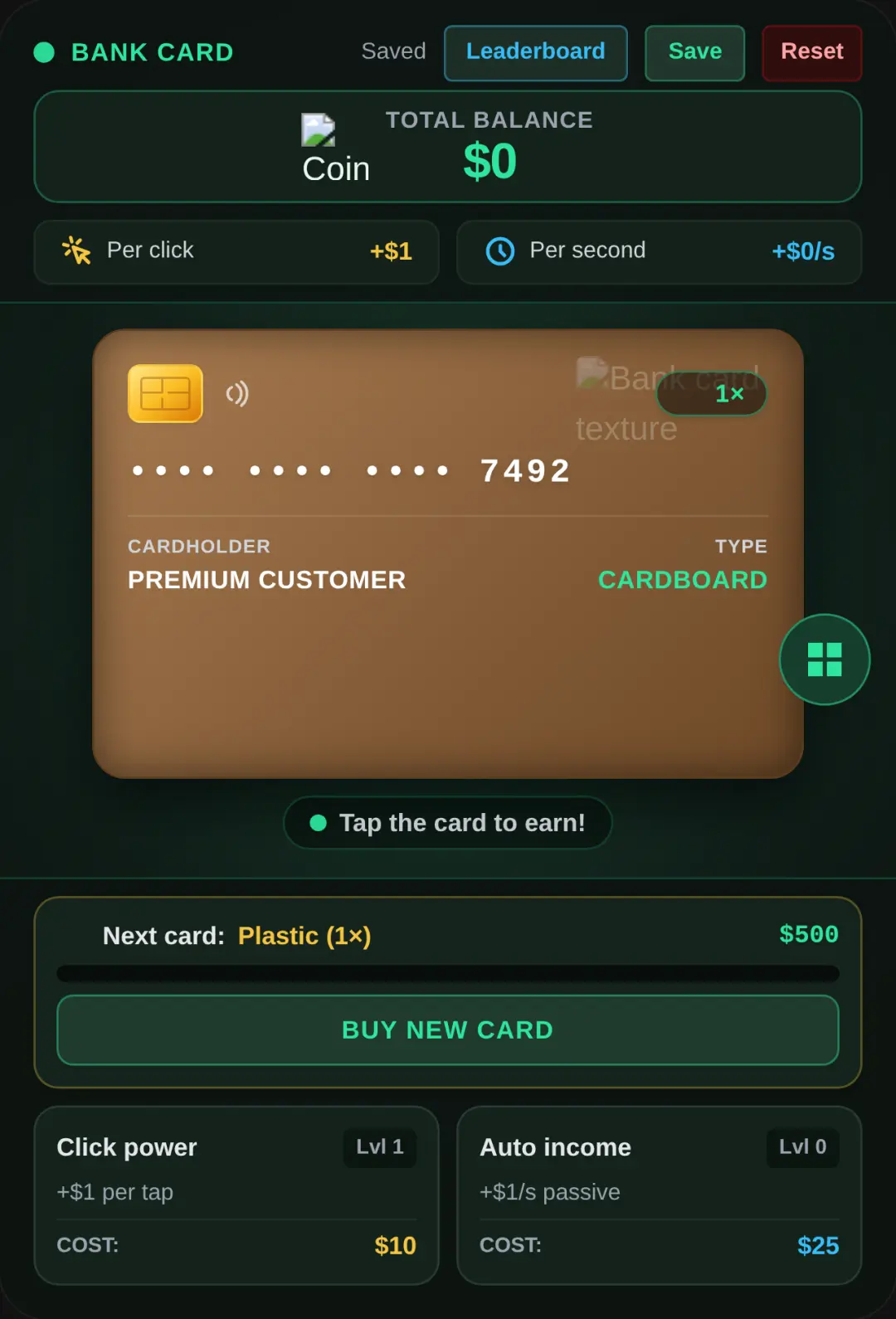 Bank Card Clicker cover