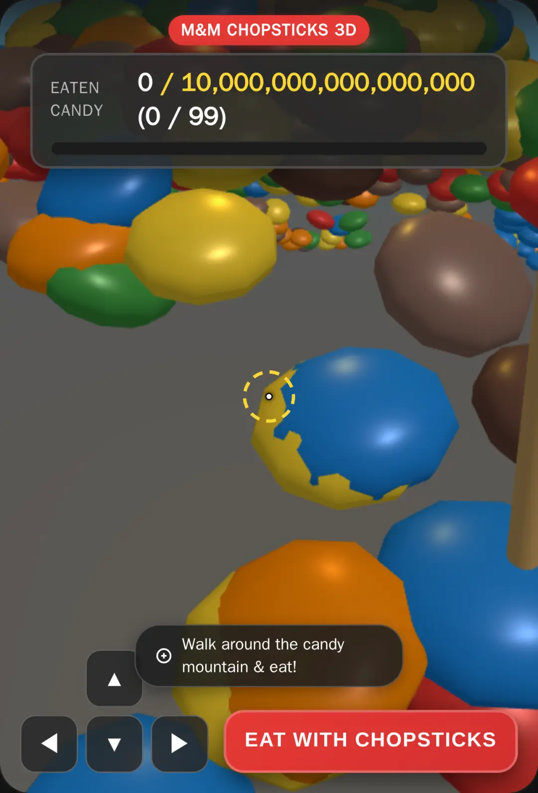 Eat 1000000000,000000000000 m&ms cover