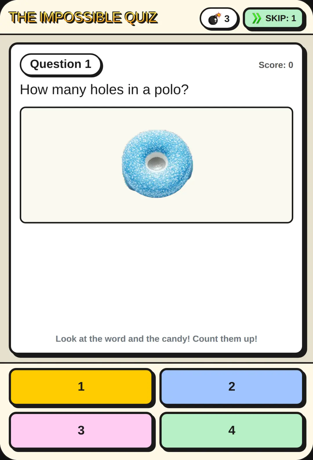 The Impossible Quiz shorter cover
