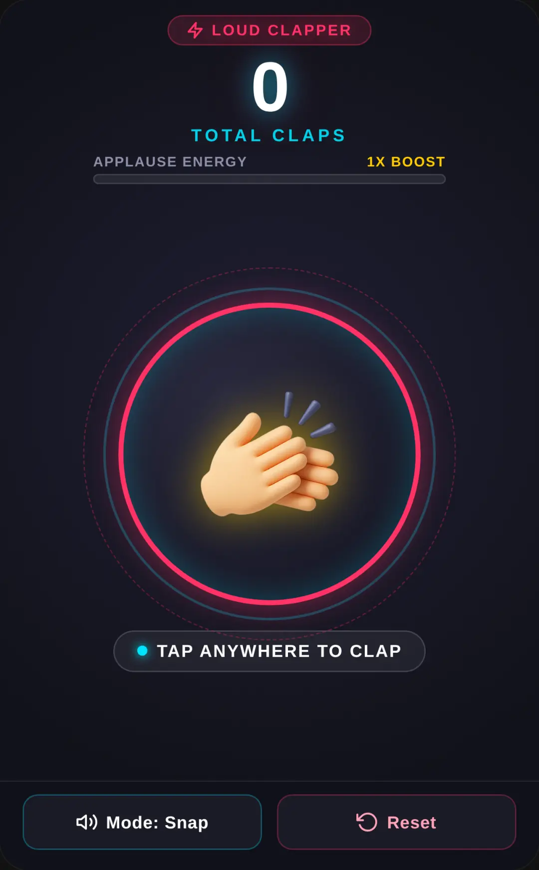 Tap to Loudly Clap cover
