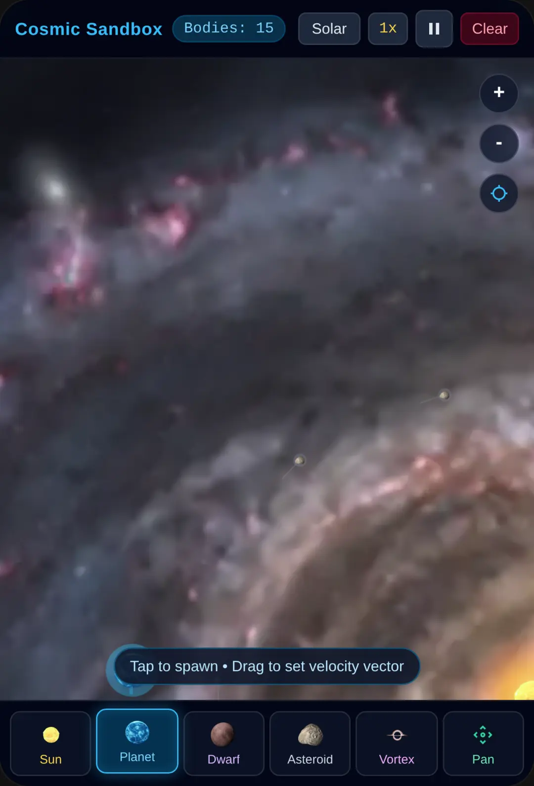 Cosmic Sandbox - Solar System & Black Hole cover