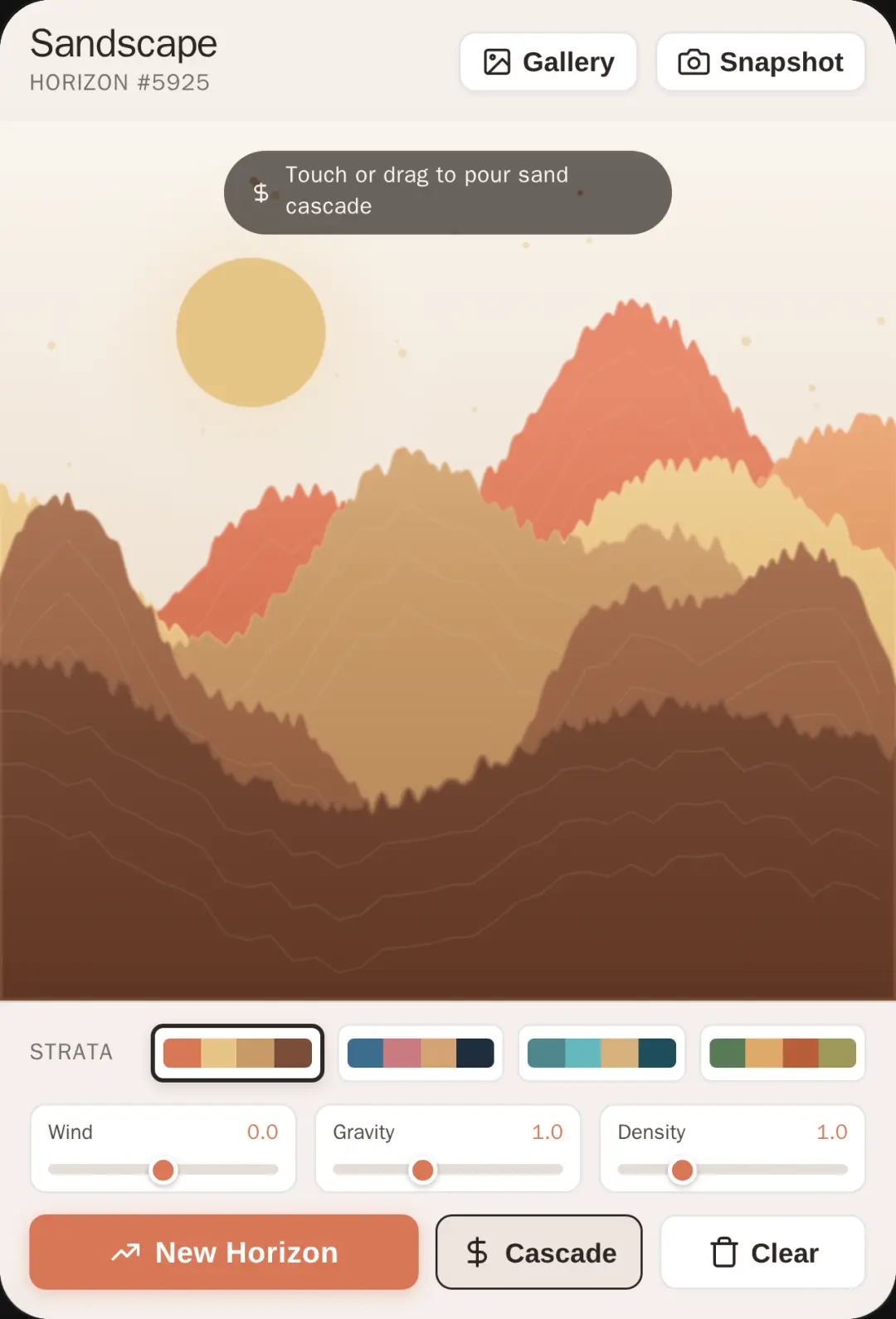 Sandscape - Landscape Generator cover