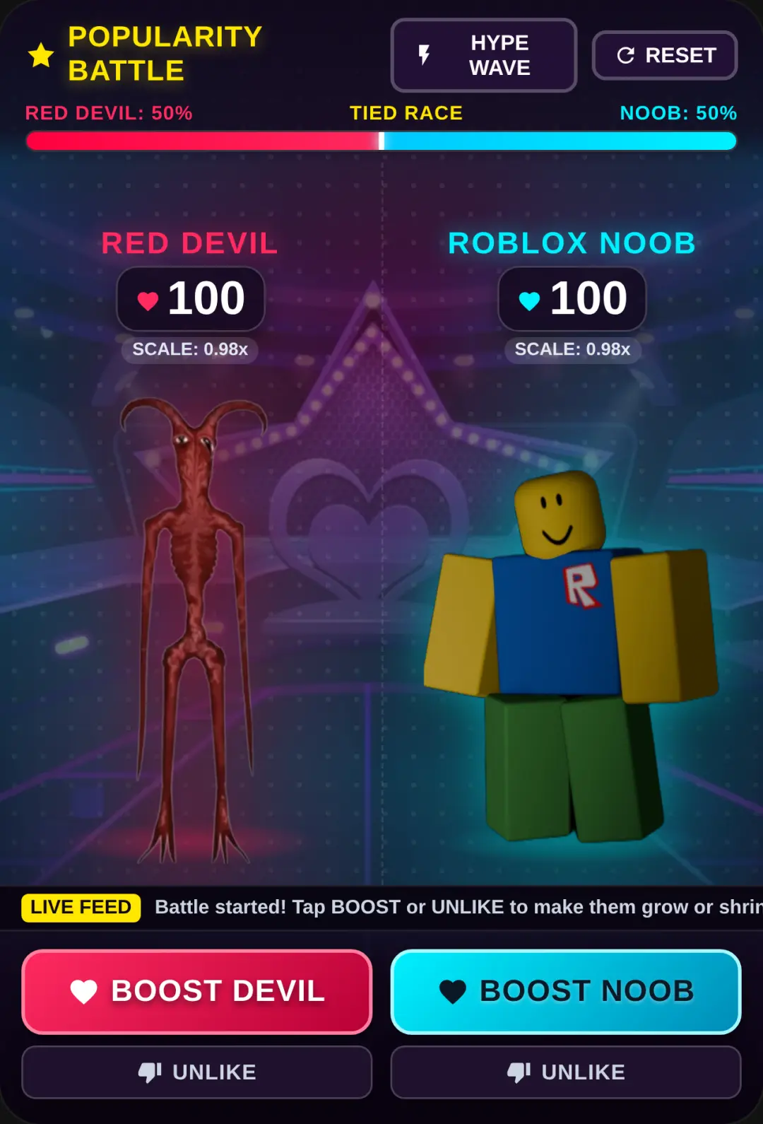 Popularity Battle: Red Devil vs Noob cover