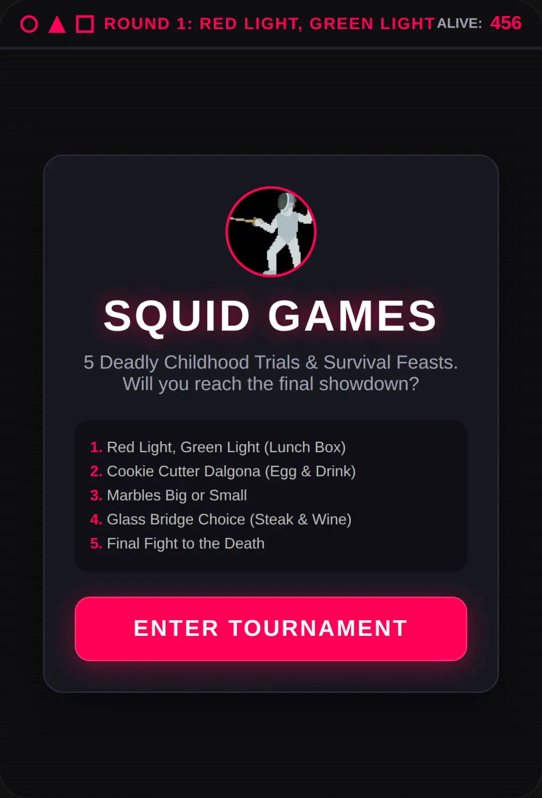 Squid Game Tournament cover