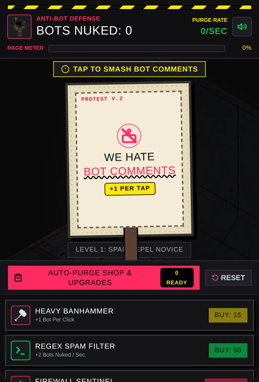 WE HATE BOT COMMENTS cover