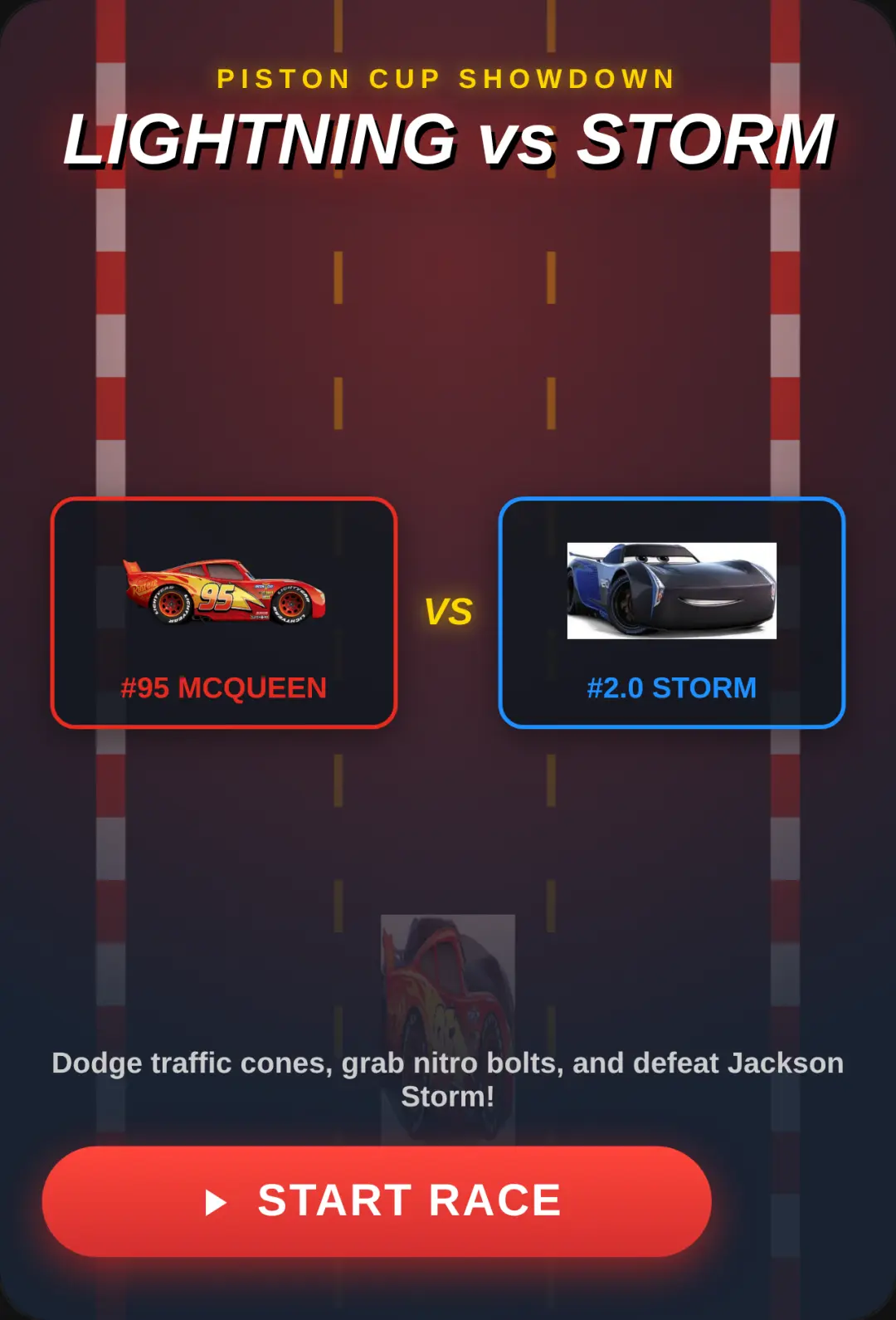 Piston Cup Showdown cover