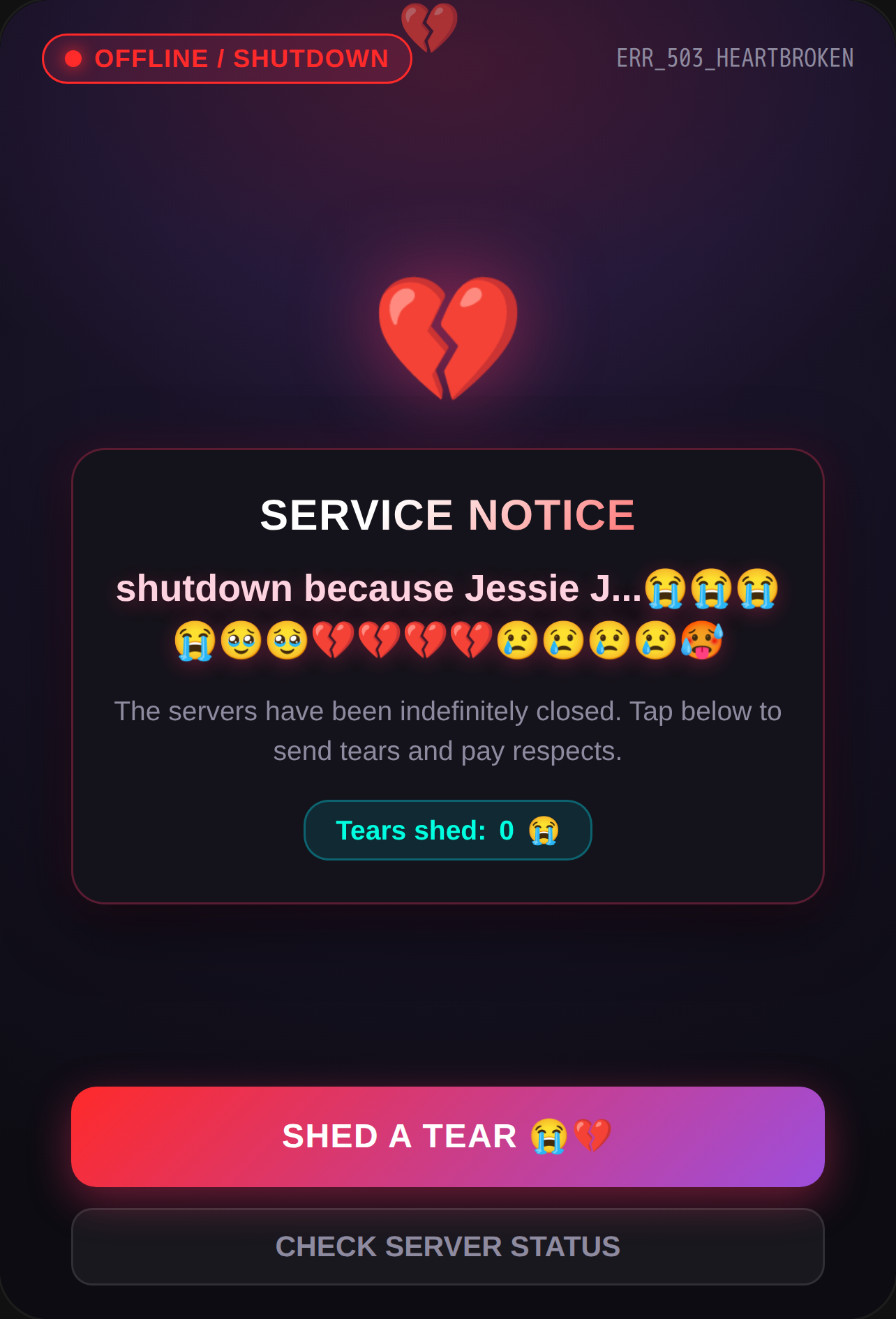 Game Shutdown cover
