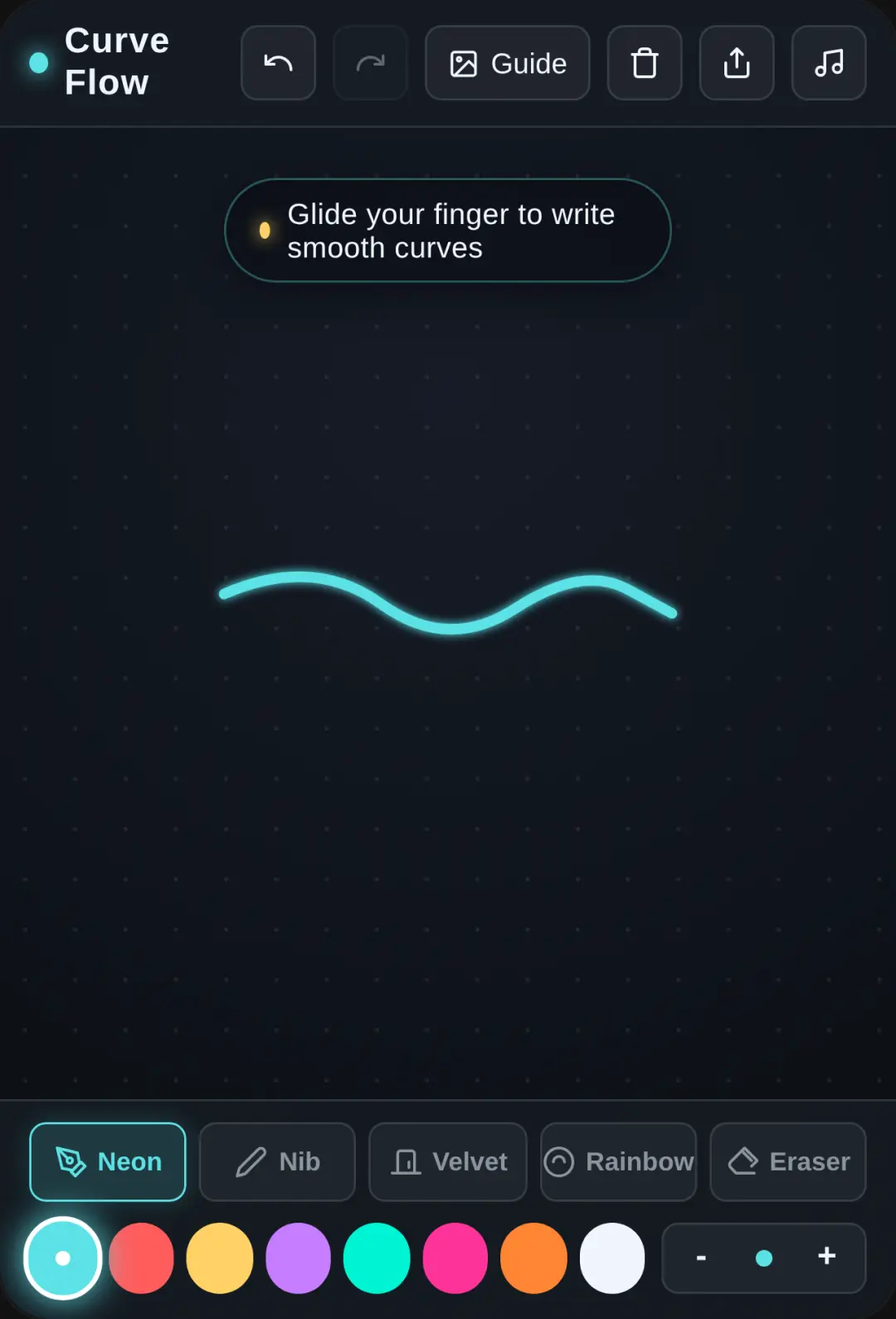 Curve Flow — Vector Calligraphy Studio cover