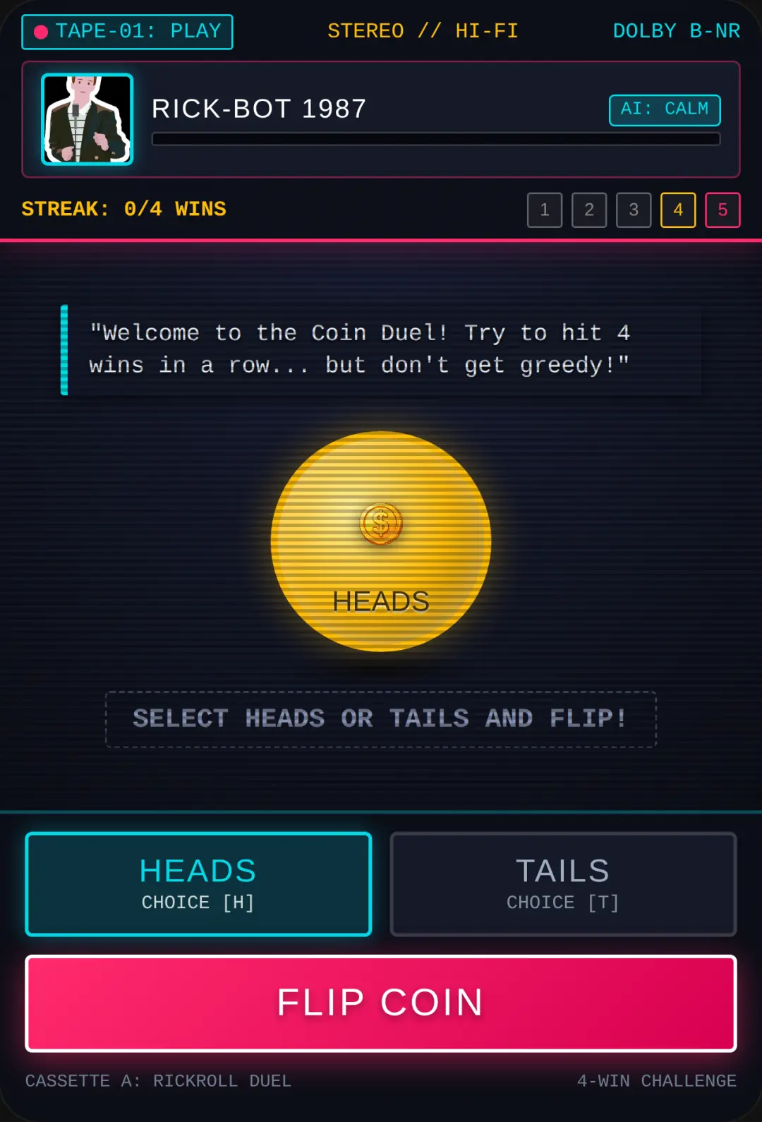 Rickroll Coin Duel cover