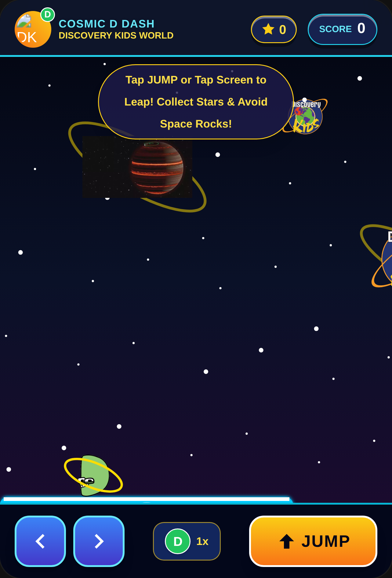 Letter D Cosmic Adventure cover
