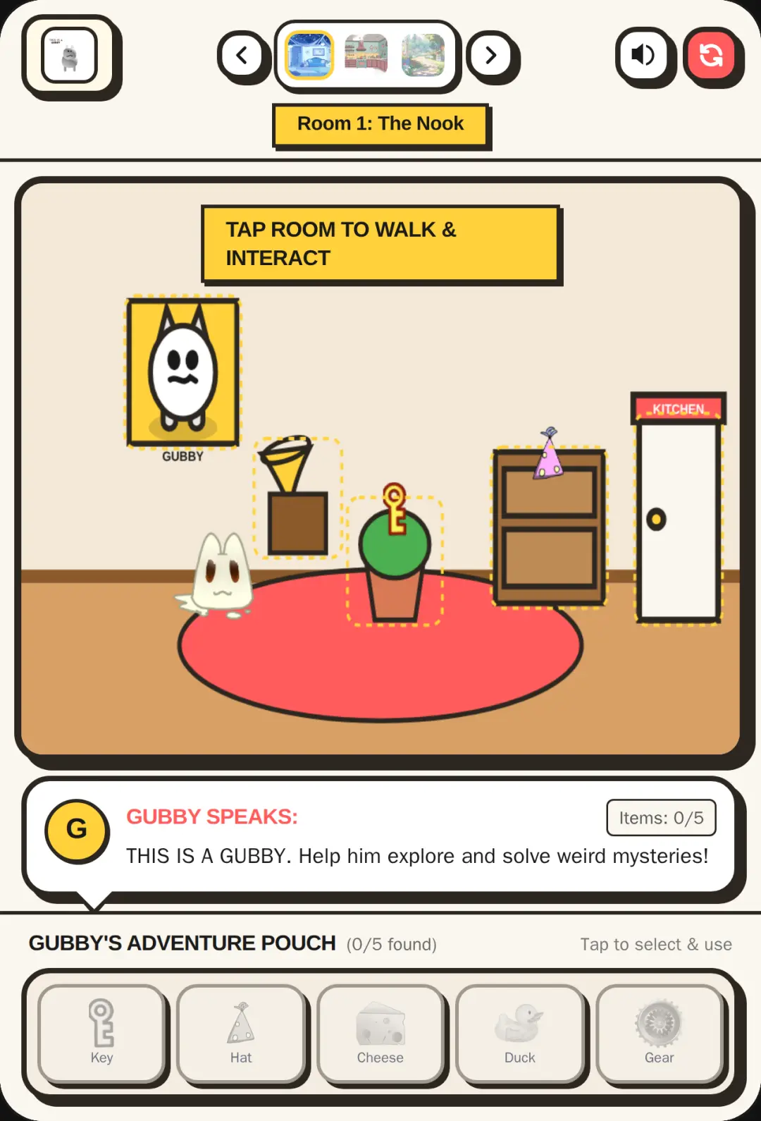 Gubby's Absurd Adventure cover