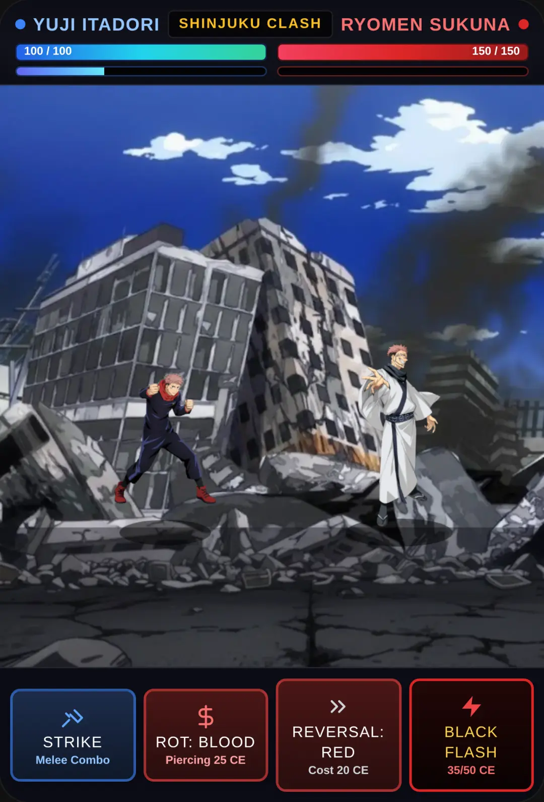 Yuji vs Sukuna - Shinjuku Showdown cover