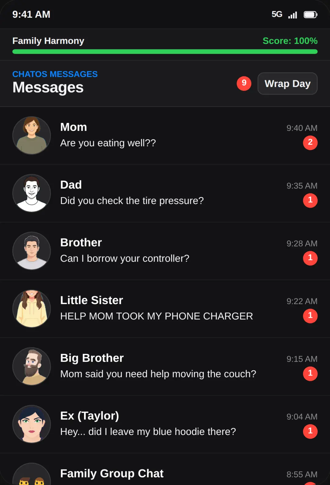 ChatOS - Realistic Texting App cover