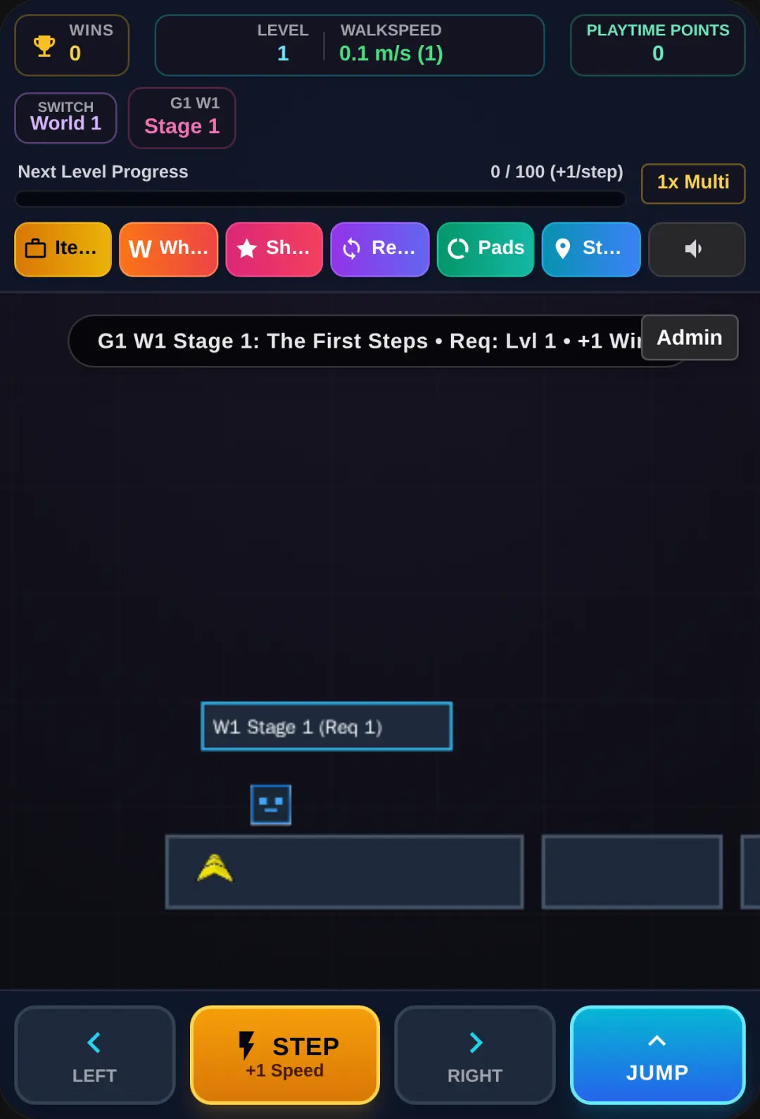+1 Speed per a Step - Galaxy 2 & World 3 Update cover