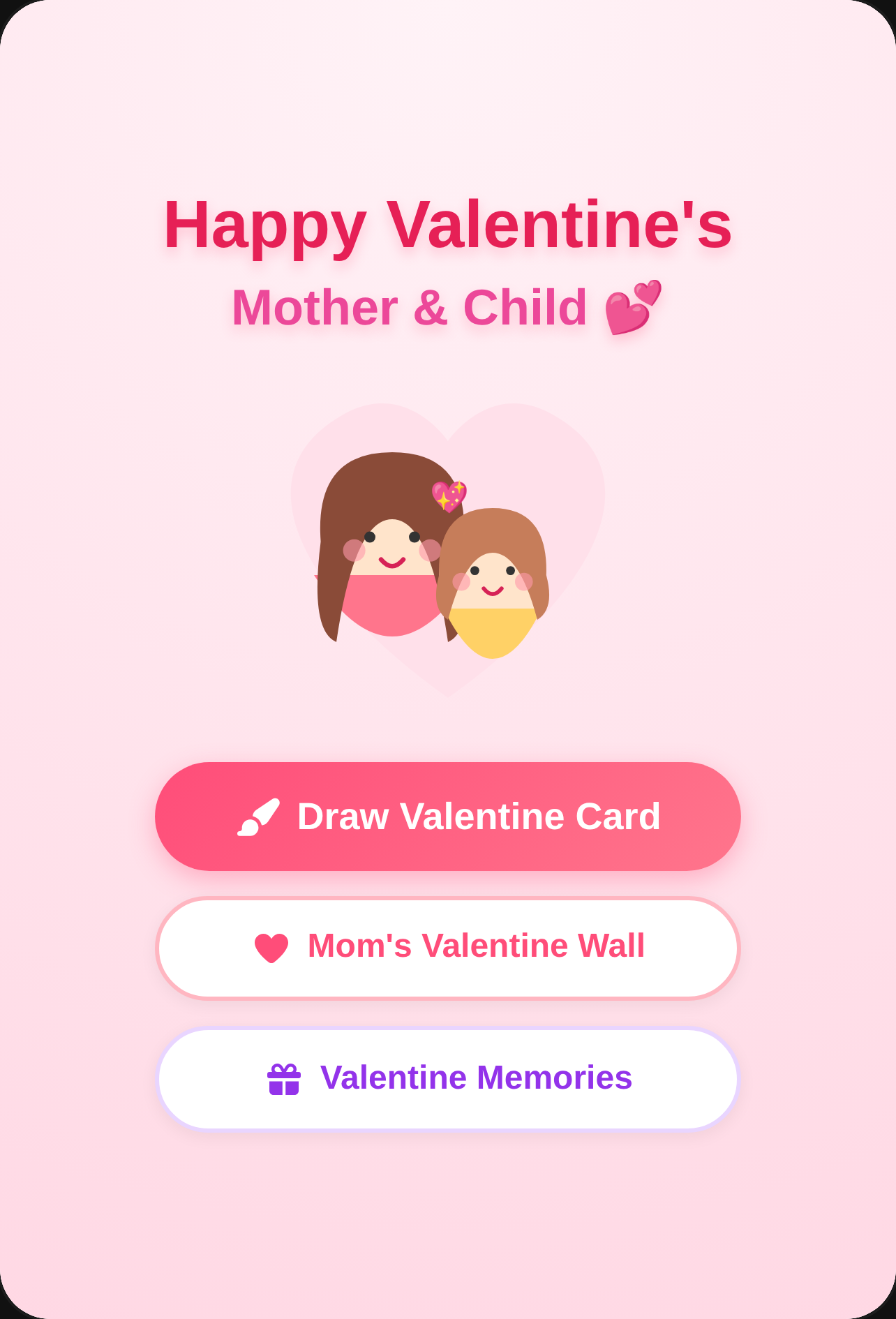 Happy Valentine's Mother & Child cover