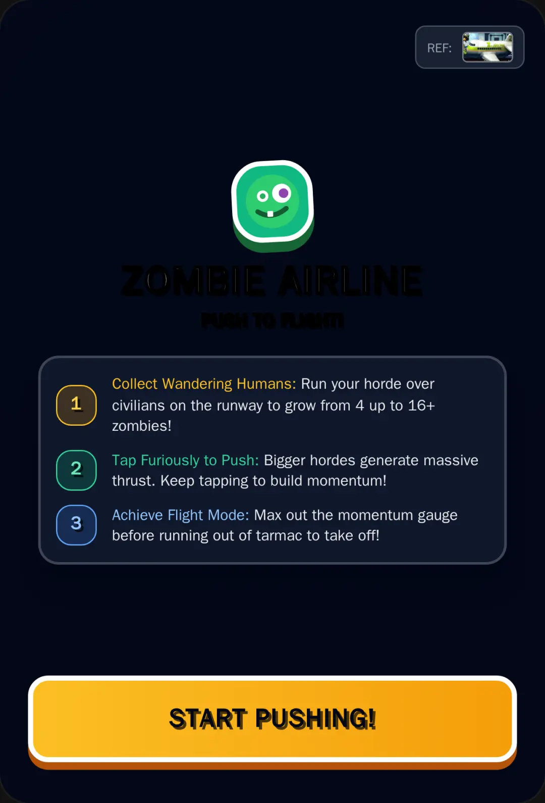 Zombie Plane Takeoff - Horde Pusher cover