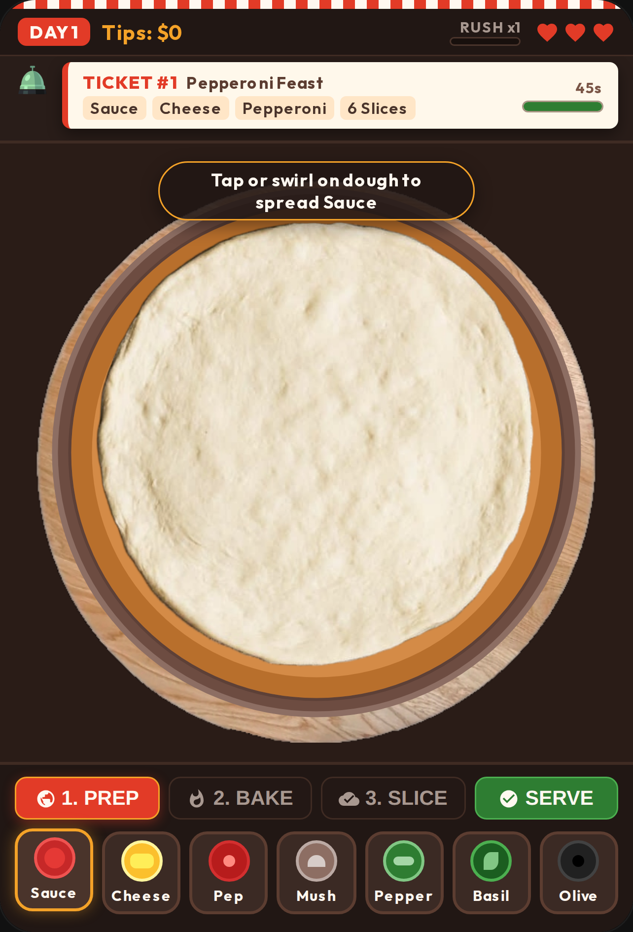Trattoria Rush: Pizza Chef cover