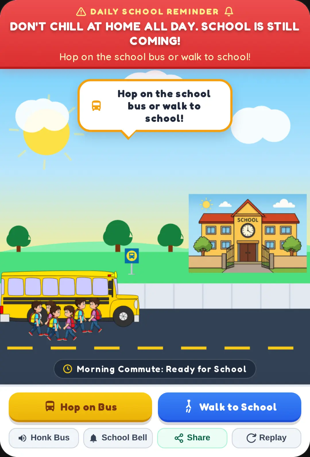 School Is Coming - Daily Reminder cover