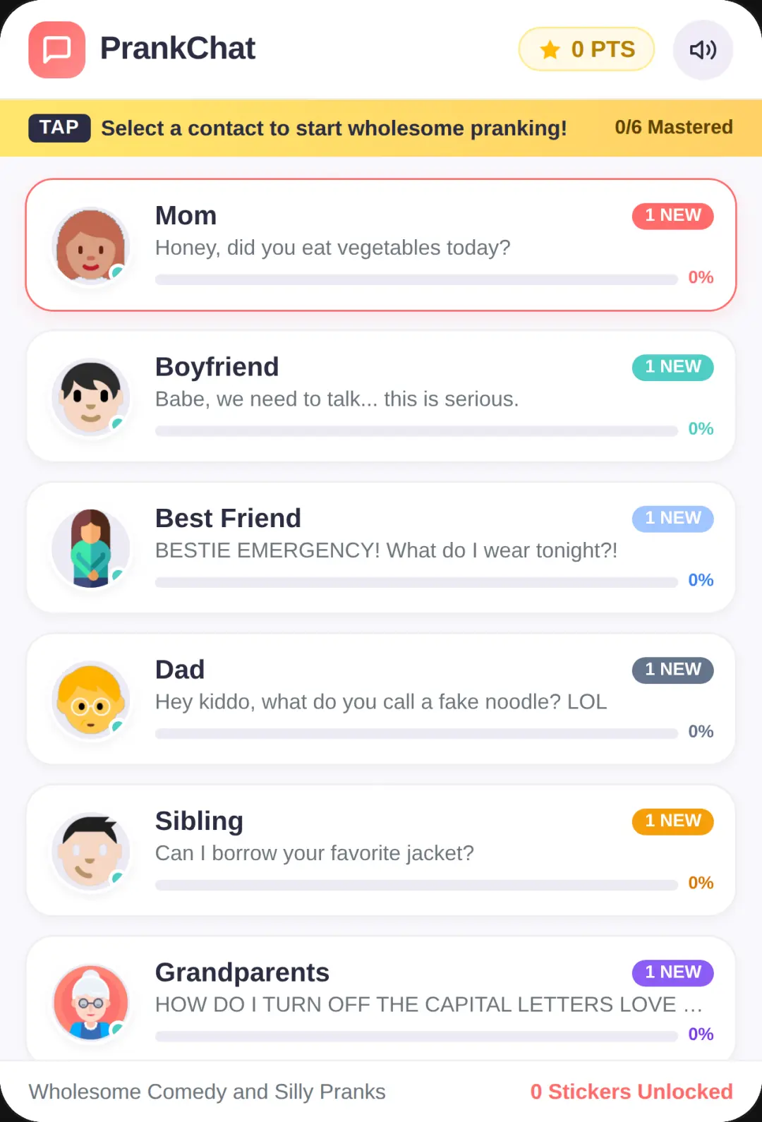 PrankChat - Wholesome Family and Friends Chat cover